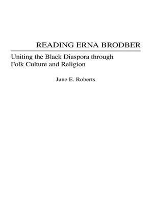 cover image of Reading Erna Brodber